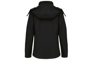 Veste softshell personnalisée à capuche amovible femme