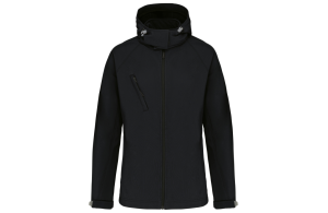 Veste softshell personnalisée à capuche amovible femme