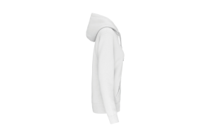 Sweat à capuche blanc au style urbain streetwear