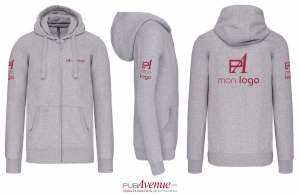Veste à capuche premium haut de gamme personnalisable pour homme