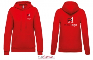 Sweat à capuche personnalisé pour femme