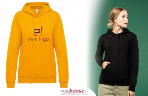 Sweat à capuche personnalisé pour femme