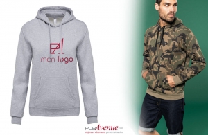 Sweat à capuche promotionnel pour homme