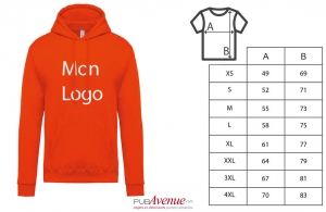 Sweat à capuche personnalisé pour homme