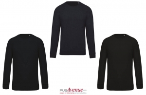 Sweat personnalisé coupe sport en coton bio pour homme