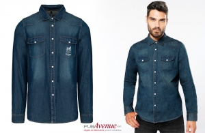 Chemise personnalisée western country pour homme