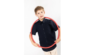 Chemise personnalisée popeline manche courte enfant