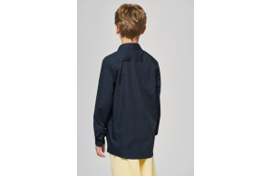 Chemise personnalisée popeline manche longues enfant