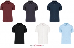 Chemise de travail personnalisée homme