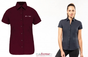 Chemise de travail personnalisée kariban pour femme