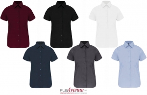 Chemise de travail personnalisée kariban pour femme