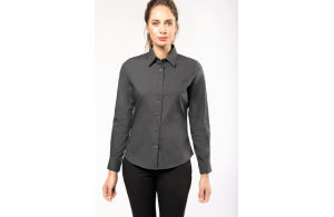 Chemise personnalisée popeline manche longues femme