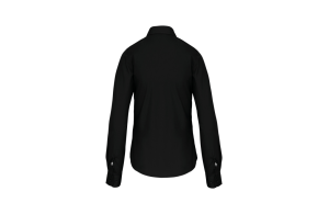 Chemise personnalisée à manche longues en popeline pour femme