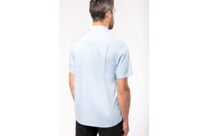 Chemise personnalisée popeline manche courte homme