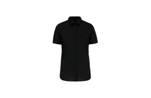 Chemise personnalisée à manche courte en popeline pour femme