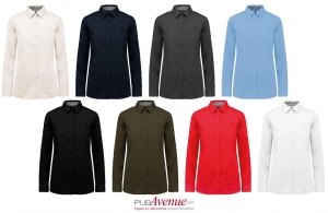 Chemise personnalisée tendance look décontracté femme