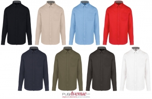 Chemise personnalisée tendance look décontracté homme