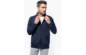 Blouson sport léger personnalisé à détail bicolore