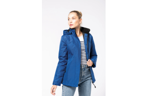 Parka personnalisée pour femme à doublure matelassée