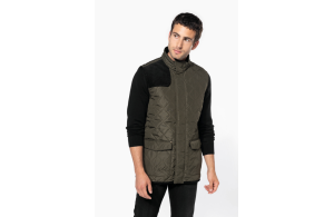 Blouson sans manche matelassé personnalisé pour homme