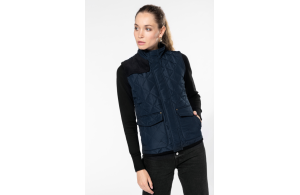 Blouson sans manche matelassé personnalisé pour femme