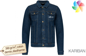 Veste en jean personnalisée pour homme 