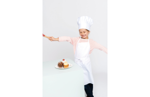 Tablier chef cuisinier pour enfant avec toque