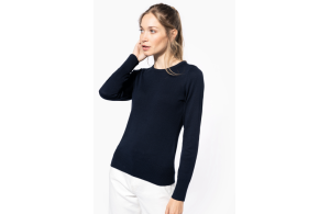 Pull personnalisé col rond pour femme