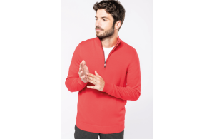 Pull col zippé pour homme