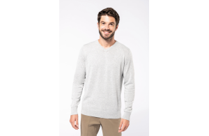 Pull col V bio écoresponsable pour homme