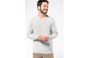 Pull col V bio écoresponsable pour homme