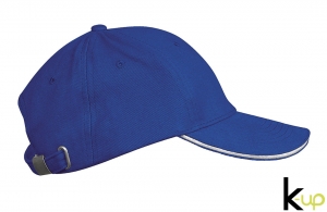 Casquette personnalisée enfant Orlando 6 pans coton brossé