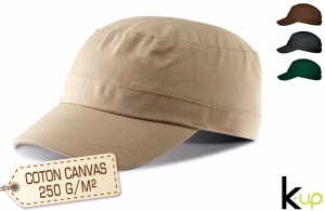 Casquette personnalisée Havana 3 panneaux en coton canvas