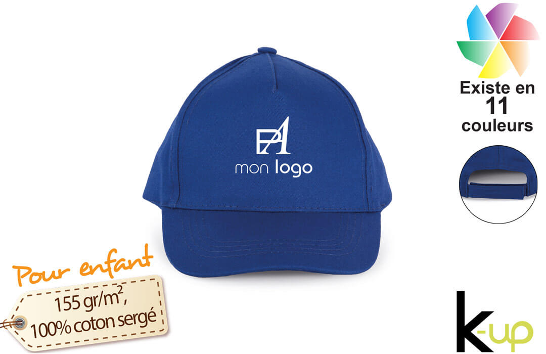 Casquette personnalisable avec Logo et Texte · Accessoire publicitaire pour  entreprise