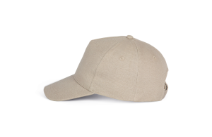 Casquette personnalisée 5 panneaux coton sergé brossé épais