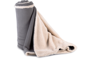 Plaid polaire sherpa personnalisable