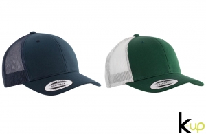 Casquette trucker rétro personnalisée à 6 panneaux