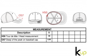 Casquette trucker rétro personnalisée à 6 panneaux