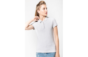 Polo vintage personnalisé aspect vieilli pour femme