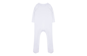 Pyjama bébé personnalisé coton léger blanc biologique