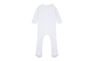 Pyjama bébé personnalisé coton léger blanc biologique