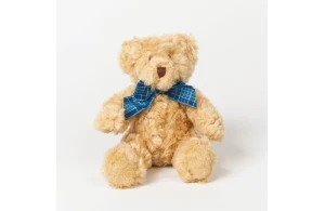 Peluche ours Bracken avec un ruban bleu autour du cou