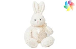 Peluche lapin à longues oreilles 36 cm