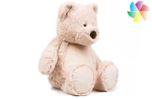 Peluche ours 45 cm avec accès zippé pour la personnalisation