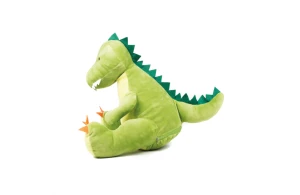 Peluche dinosaure 42 cm avec accès zippé pour la personnalisation