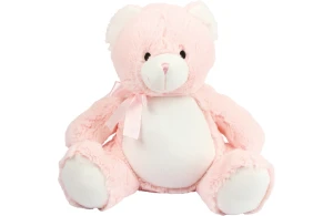 Peluche ourson 40 cm avec accès zippé pour la personnalisation