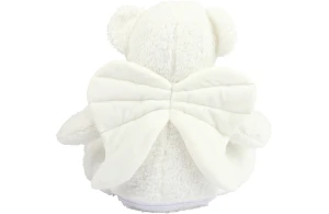 Peluche ange 42 cm avec accès zippé pour la personnalisation