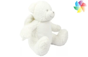 Peluche ange 42 cm avec accès zippé pour la personnalisation