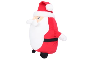 Peluche père noël avec accès zippé pour la personnalisation