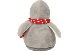 Peluche manchot avec accès zippé pour la personnalisation